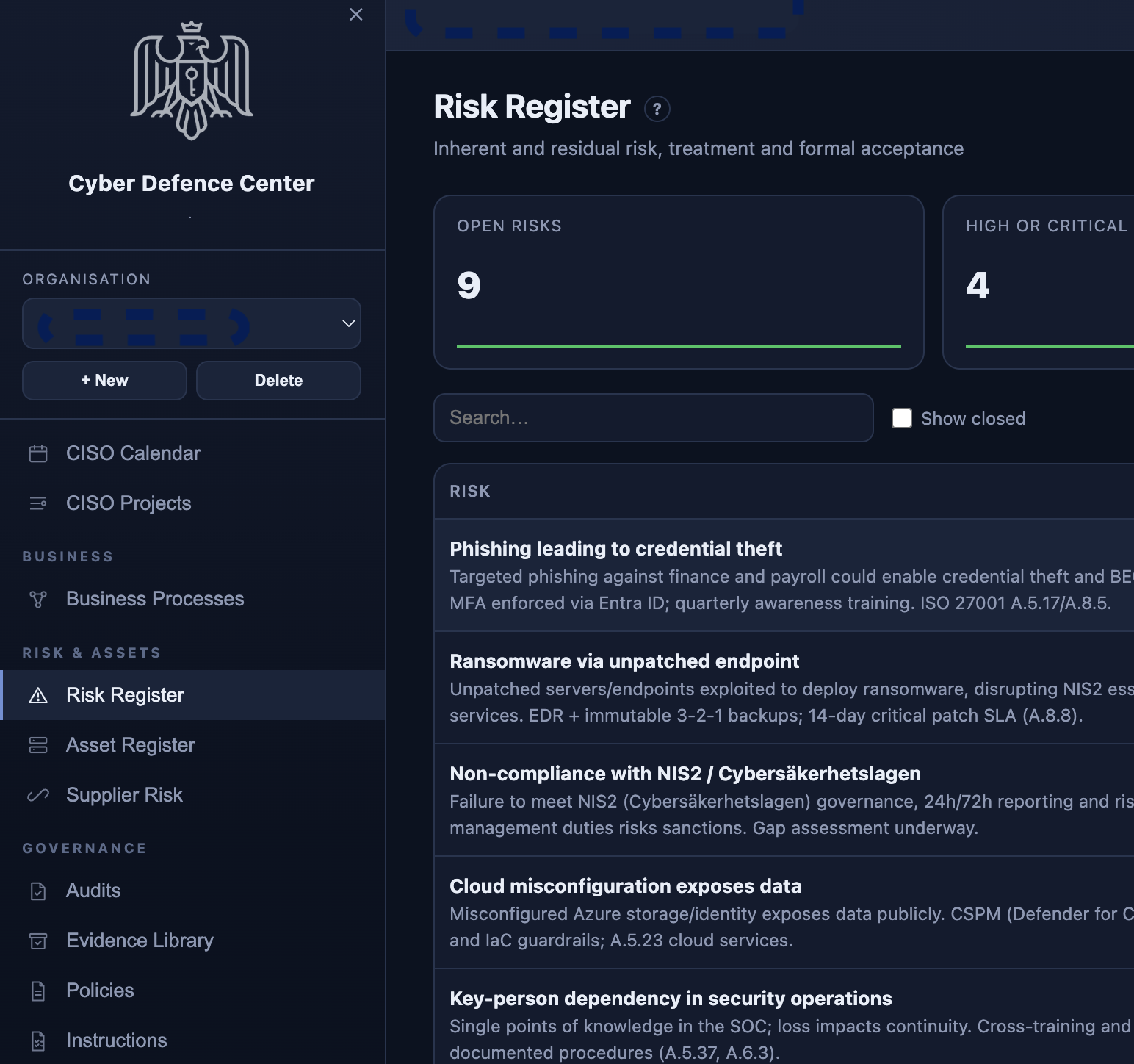 Cyber Defence Center